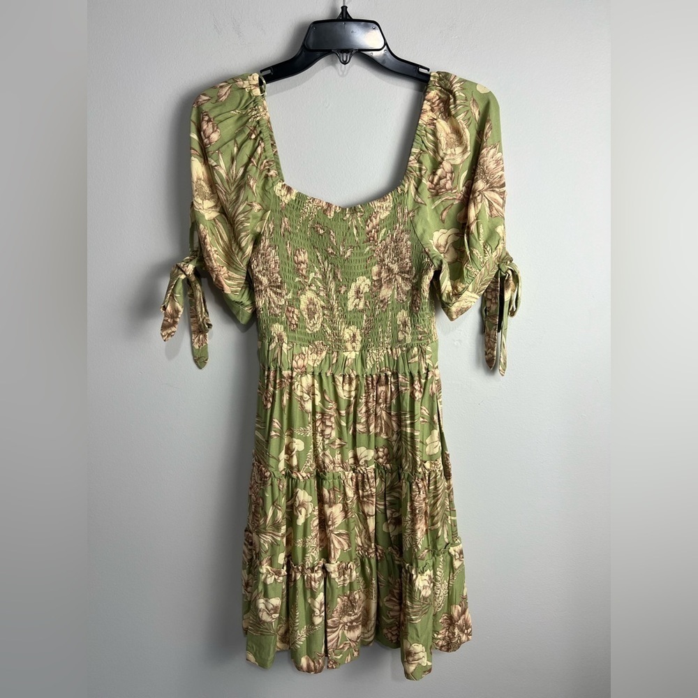Agua Bendita X Target Green Floral Dress XS NWT - Picture 7 of 11